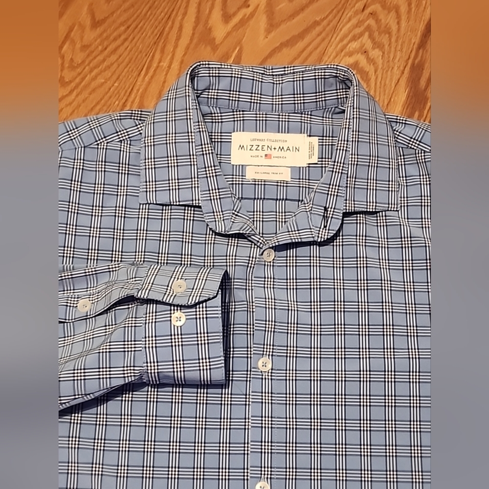 Mizzen + Main button-down long sleeve shirt xxl